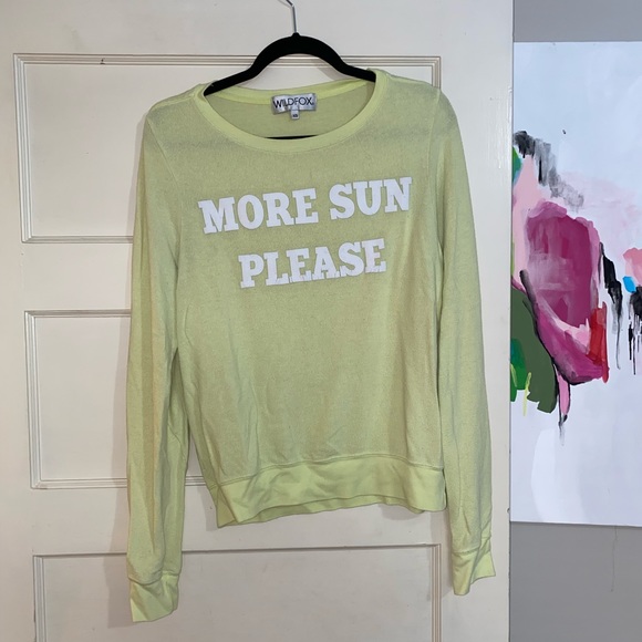 WILDFOX More Sun Please Sweatshirt - Picture 1 of 4